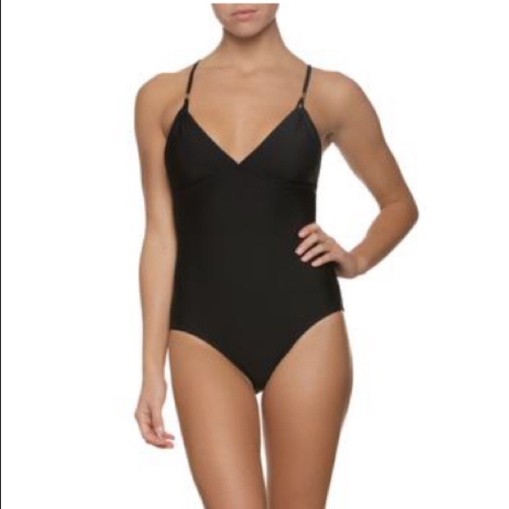 Helen Jon One Piece Lattice Back Swimsuit